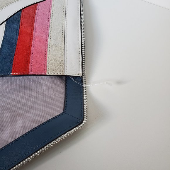 Rebecca Minkoff | Leo Chevron Stripe Envelope Clutch | Woman's - Picture 8 of 8